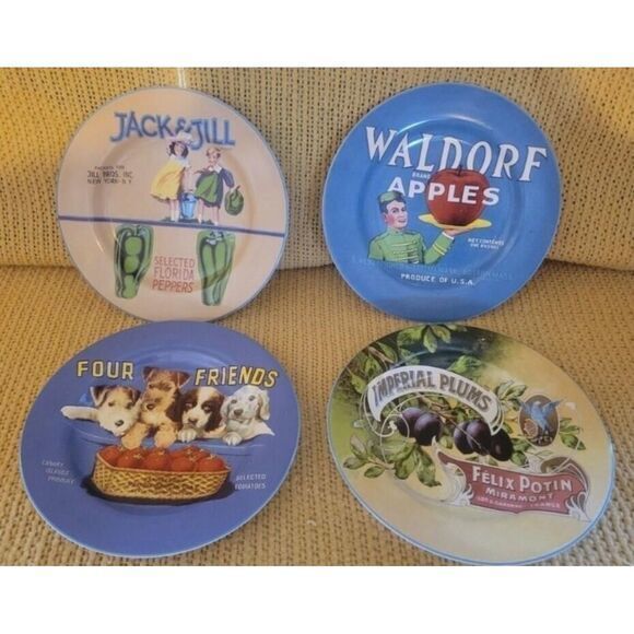 TABLETRENDZ / Vintage Labels / Sakura Casual Dining ONEIDA / Set 4- Plates/Cups‎ - Picture 1 of 10
